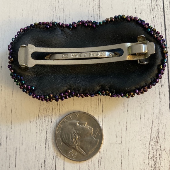 Hand beaded Barette - Picture 2 of 2